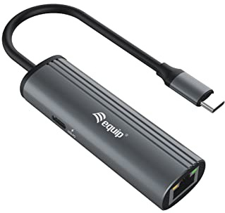 Equip 133486 USB-C-auf-RJ45-Gigabit-Netzwerk + PD-Adapter