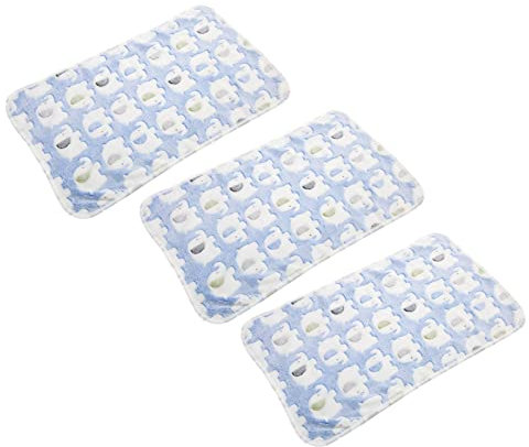 HEEPDD Katzendecke Coral Fleece 3-teilige Weiche Hundedecke für Draussen (25,5 cm)