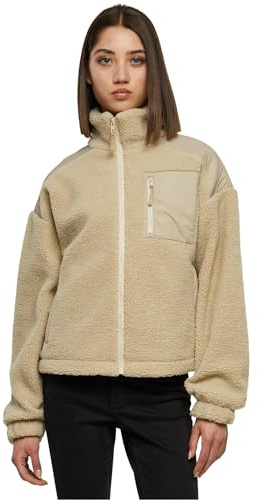 Urban Classics Damen Ladies Sherpa Mix Jacket