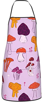 Amkong Niedliche Cartoon-Flugzeug-Zeichnung Vintage BlueX Schürze für Damen Herren Teenager mit Taschen, Schürzen zum Kochen, Koch, Küche, Grillen, 9, One size