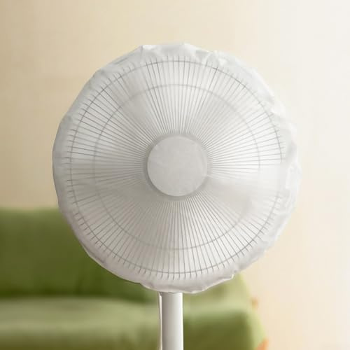 Housse anti-poussière pour ventilateur, étanche et anti-poussière, avec design à lacets, idéale pour les ventilateurs électriques (court)