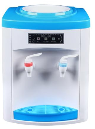 WOLEGM Distributore di Acqua Calda Da 550 W, 4,5 – 18,9 l, A Risparmio Energetico, Per Acqua Calda e Refrigerata, Bianco,Erogatore Acqua Fredda,Distributori Acqua,Blu