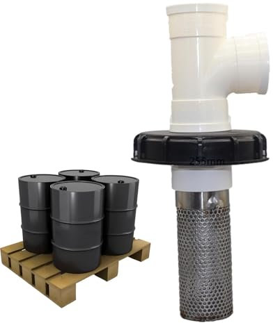 Acunny Filtre d'entrée de tuyau d'arrosage, filtre d'entrée de tuyau, capuchon de filtre d'entrée d'eau de pluie, filtre d'entrée d'eau de pluie, filtre en acier inoxydable pour le jardinage