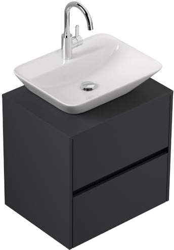 Magnolia Home Badmöbel Taifun 60cm mit modernem Aufsatzwaschbecken