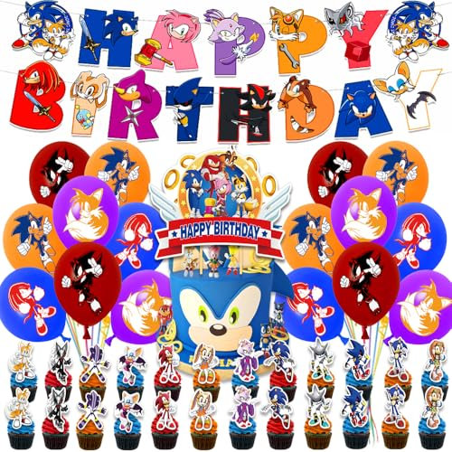Hedgehog Birthday Party Decorations Supplies, Banner, Balloons, Cake Toppers Cupcake Toppers Cake Decorations
