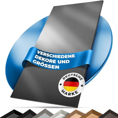 Tischplatte 160x80 | Arbeitsplatte, Küchenplatte, Schreibtischplatte aus Holz | Dekorplatte in Holz-Optik oder Unidekor für Tischbau | Esstischplatte, Küchenarbeitsplatte, Bürotisch & mehr
