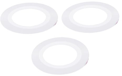 TOVINANNA Cinta De Rayas Para Uñas 3piezas Blanca Autoadhesiva Para Decoración De Uñas Fácil De Usar