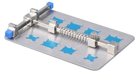 Leiterplattenhalter – 13,5 cm Edelstahl-Leiterplatten-Reparaturbefestigung, mobile Leiterplatten-Klemme, IC-Nut-Schweißwerkzeug für Männer und Frauen, Handydraht, Heimtechniker