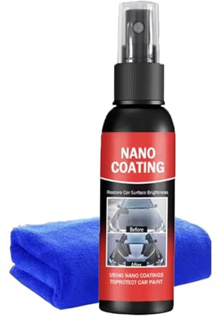 Nano Spray De Cerámica Para Automóvil - Líquido Restaurador De Recubrimiento De Acción Rápida De 100 Ml, Esmalte Reparador De Rayones De Pintura Automotriz, Protección De Superficies De Alto Brillo |