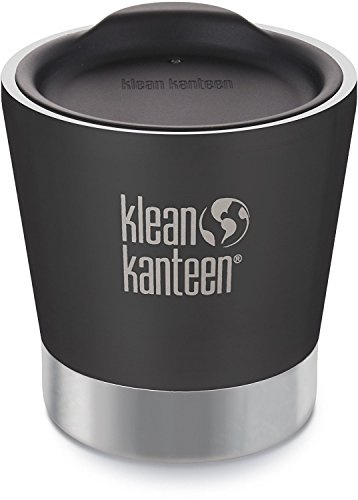 Klean Kanteen Tumbler Vacuum Insulated Shale Black (matt) 237ml/8oz, 1 Stück (1er Pack)