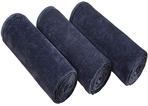 MAYOUTH Mikrofaser Handtuch Set f¨¹r Sauna Fitness Sport, Schnelltrocknende Handt¨¹Cher aus Microfaser, Unisex Sporthandtuch Grau 3Pack 40cm X80cm