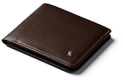 Bellroy Hide & Seek Wallet, Schlanke Faltbare Leder Brieftasche mit RFID-Schutz und Geheimfach (Max. 12 Karten, Bargeld, Münzfach) - Java