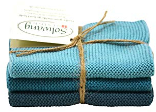 Solwang Wischtücher azurblau Kombi 3er Set