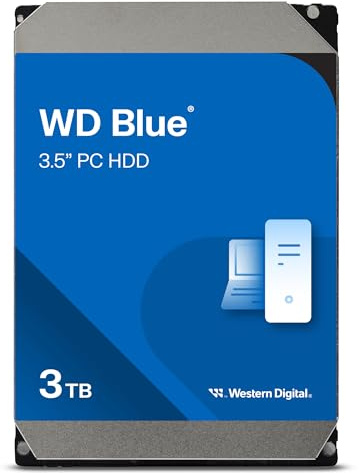 Western Digital WD Blue 3To SATA 3.5p PC 6 Gb/s HDD