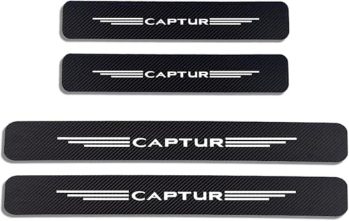 Lot de 4 patins en fibre de carbone pour autocollant de voiture, pour, film de protection seuil de porte de voiture, anti-rayures, accessoires décoratifs, blanc