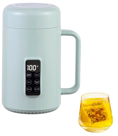 Lumiscent Pentola Portatile, Pentola elettrica Portatile,Pentola elettrica Portatile da 1000 ml | Fornello rapido Antiaderente per tagliatelle, Elettrico da Viaggio 500w per Pasta in Padella Shabu