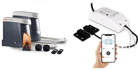 SCS Sentinel, Modulo Ricevitore collegato per WifiGate + Automazione per Cancelli a Battente da 24 V + 2 Telecomandi, OpenGate2