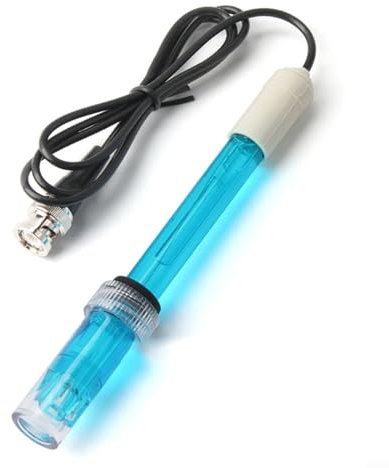 Gbtdoface Lab Ph Meters, PH Probe Laboratory Electrode Probe PH Culture Detector Sensor Value Detect Acquisition Monitoring Water Quality Tester For Industrial Fish Tank (Blue)