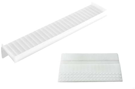 iAnomla Protector De Borde De Fregadero De Silicona, 14 36 cm, Cubierta Protectora Contra Salpicaduras Para Fregadero De Cocina Con Ventosa, Plegable, Transparente