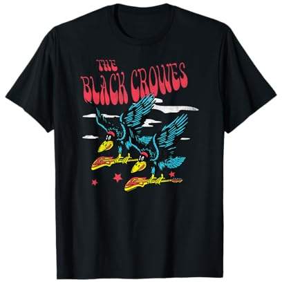 Official The Black Crowes Vintage Band Logo Retro Blues Rock T-Shirt