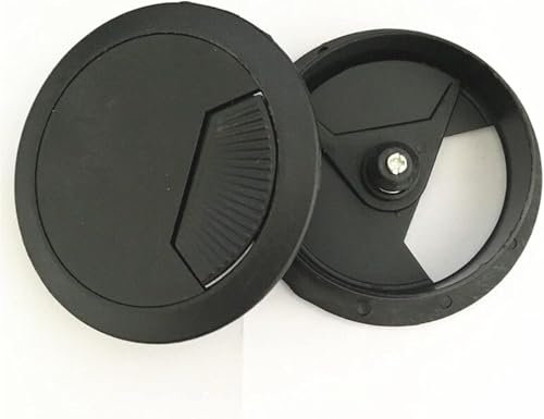 Pasacables for escritorio, 10 piezas/lote, herrajes for muebles, pasacables for mesa de escritorio de computadora, puerto de cable de 60 mm, cubierta de orificio de alambre de plástico