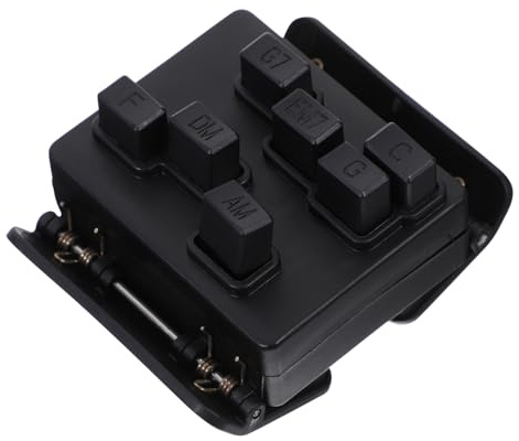 CIMAXIC Akkord Trainingshilfe Für Ukulele Akkord Übungshilfe Übungswerkzeug Für Musikinstrumente Ukulelen Zubehör Ukulelen Trainingshilfe Übungszubehör Schwarz