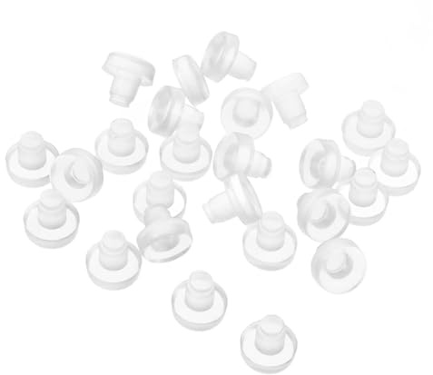 NUOBESTY Cuscinetti per Piedi Mobili 50 Pezzi in Plastica per Gambe Sedia | Protezione Pavimento, Resistenza All'usura e Urti, Uso Interno in Camera da Letto