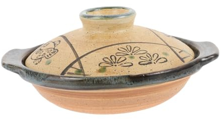 OUNONA Cocotte Céramique Pour Marmite à Ragoût Et Soupe Avec Fond Plat Pour Cuisson Efficace Et Facile à Nettoyer