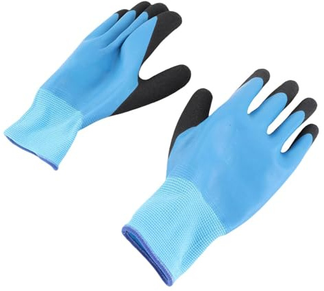 Marhynchus Electrician Insulated Gloves Mystical/Fantasy Resistant Anti Slip High Voltage Rubber Gloves for Electrical Equipment, 400V Voltage Safety Work for Precise Instrument Maintenance and