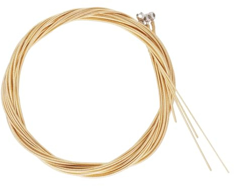 NOLITOY Set di Corde per Basso Elettrico in Acciaio al Carbonio e Ottone, Facile Installazione e Design Portatile per Bassisti Acustici