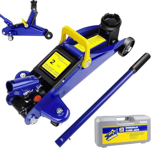 Hydraulischer Rangierwagenheber, Tragkraft bis 2t, 135-320 mm, Rangierheber für Auto und Kleintransporter, Wagenheber für Werkstatt, gefertigt aus Qualitätsstahl Rangierwagenheber Auto Heber Profi