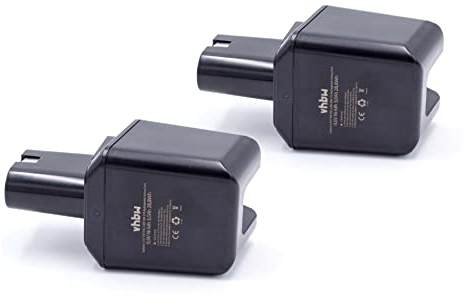 vhbw 2X Akku kompatibel mit Bosch GSS-Serie 1. Generation Werkzeug (3000 mAh, NiMH, 9,6 V)
