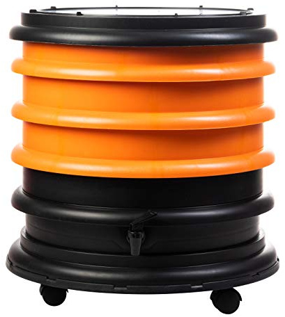 WormBox : Lombricomposteur 3 Plateaux Orange - 48 litres - Fabriqué en France