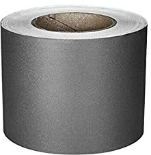 WMLBK 5M Wall Self-Adhesive Wallpapers-Sticker Waterproof Skirting-Home Decor Border for Wall,Shelf,Liner,Table,Door,Living Room (Dark Grey)