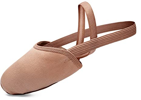 Stelle Half Soles Dance Shoes Women Men Canvas Lyrical Pirouette Ballet Shoes Turners Dance Shoes for Contemporary (Tan,4.5-5.5)