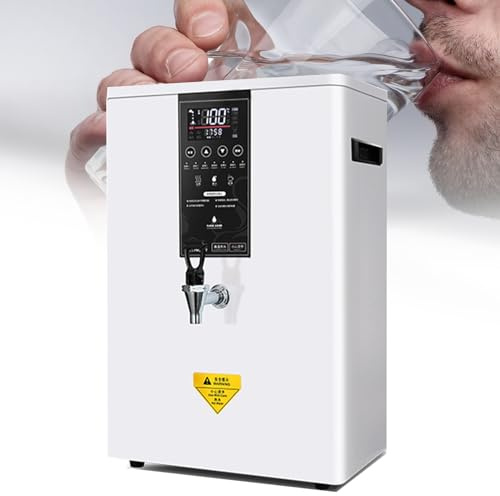 WDDEYYDS Instant Hot Water Dispenser Automatic Commercial Hot Water Pot With Filter Lcd Display Wall-Mounted Water Boiler With Spout For Coffee Home Office,60L