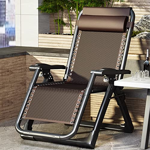 UIONBUN Gartenliege, Schwerelosigkeitsstühle, Sonnenliegen for die Außenterrasse, zusammenklappbare Liegestühle for den Garten, Entspannungsstuhl for Terrassenbeläge, Strand, Camping, Rasenstühle