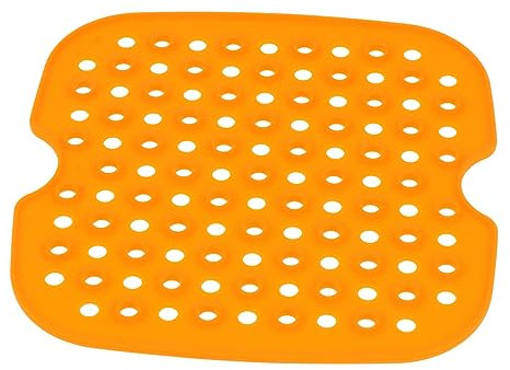 Mikinona Air Fryer Liner Reusable Silicone Baking Mat Non-Stick for Chicken Wings Burgers Ribs Steaks