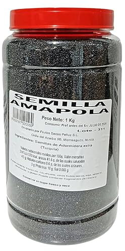 Semilla de Amapola 1 Kg - Semillas de Adormidera - Pelluz
