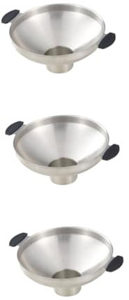 OKUMEYR 3pezzi Imbuto Inossidabile Con Per Canning Per Trasferire e Marmellate Barattoli Standard Resistente e Conservazione