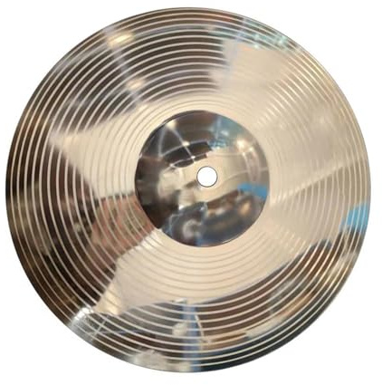 Schlagzeug Becken 8/10 Zoll Trommel Messing Becken Percussion Splash Crash Hi-Hat Jazz Drum Becken Musikinstrument Zubehör(10 Inch)