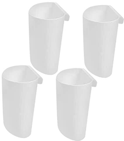 ELAYARD Cesta Colgante Para Carrito De 4 Piezas Organizador De Almacenamiento Pequeño Material Plástico Diseño Resistente Adecuado Para Salón y Hogar Accesorios De Organización