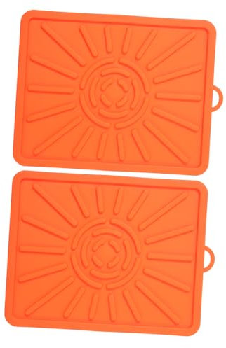 JOINPAYA 2pièces Tapis De Cuisson Silicone Réutilisable pour Plaque De Cuisson Tapis De Protection pour Plaque De Lot