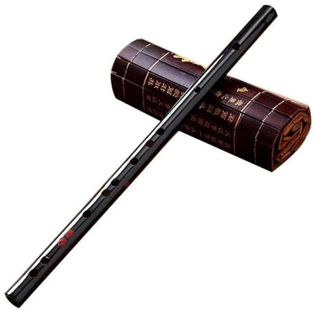 flauto di bambù amaro naturale, Strumento flauto di bambù a foro aperto con chiave nera C/D/E(E)