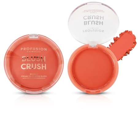 Profusion Cosmetics Blush Crush Cream-to-Powder Blush - Peach Crush