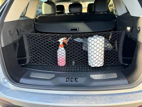 EACCESSORIES EA Rear Trunk Organizer Cargo Net for Lincoln Nautilus 2024–2026 – Envelope Style Cargo Net for SUV – Premium Mesh Car Trunk Organizer Vehicle Carrier Storage – Compatible with Nautilus