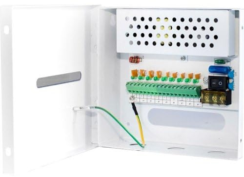 HAY25 - HAYDON HAY-PSU912-10A (POWER SUPPLY UNIT) 9 WAY, 12VDC 10A BOXED, PTC FUSES, SURGE PROTECTED FOR CCTV