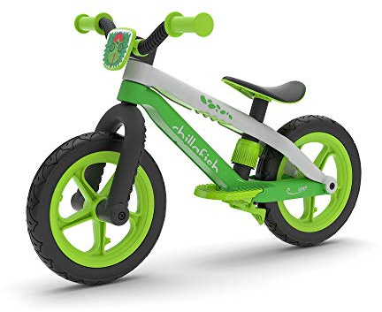 Chillafish BMXIE Laufrad, 12 Zoll Kinderlaufrad mit Bremse, Leuchträdern, als Motorrad Version oder mit Spielmotor