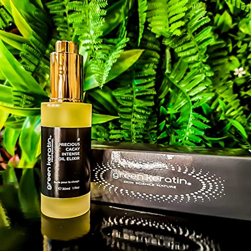 Green Keratin - Precious Cacay – Huile Intense pour le Visage, Elixir de Nuit, 50ml