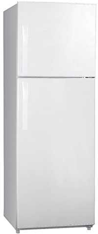 PremiumLevella Top Freezer Refrigerator Frost Free 10.0 cu ft with tilt-out can dispenser, crisper drawer, spill-proof adjustable glass shelves